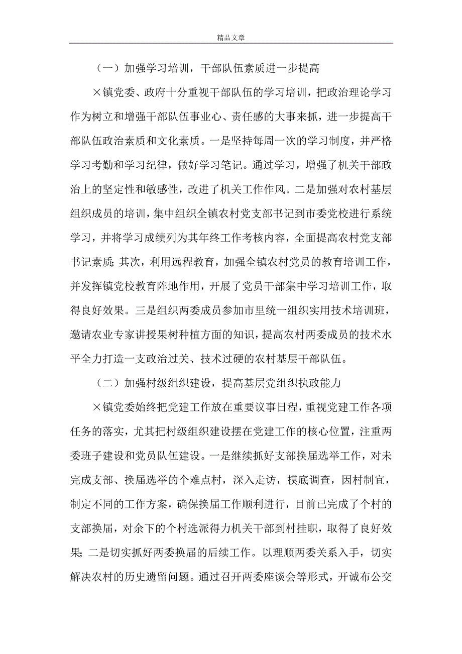 《镇党委半年工作总结和下半年工作计划》_第2页