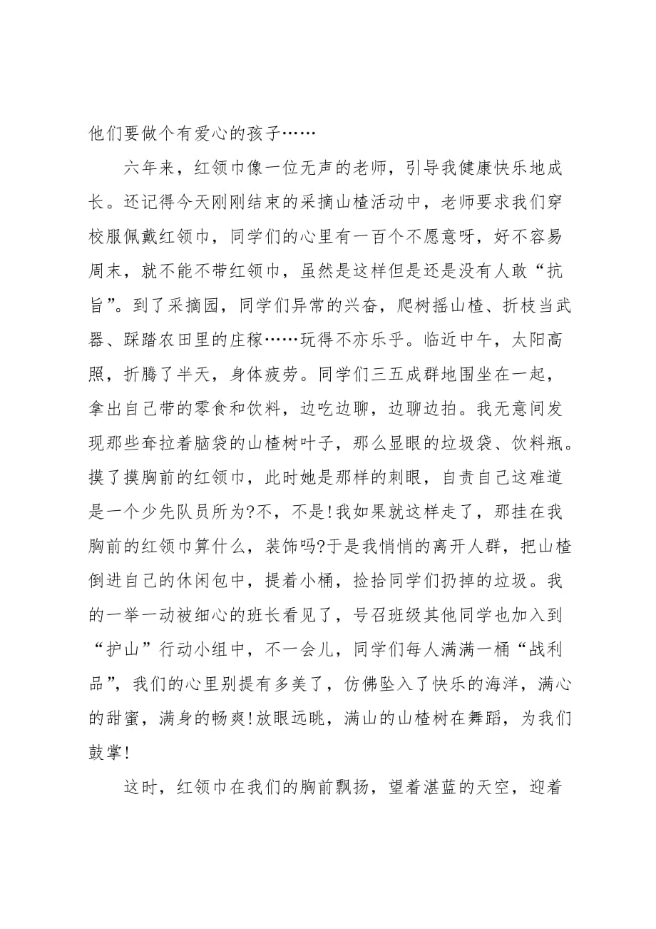 红领巾爱学习观后感五六年级小学生优秀作文文档10篇_第4页