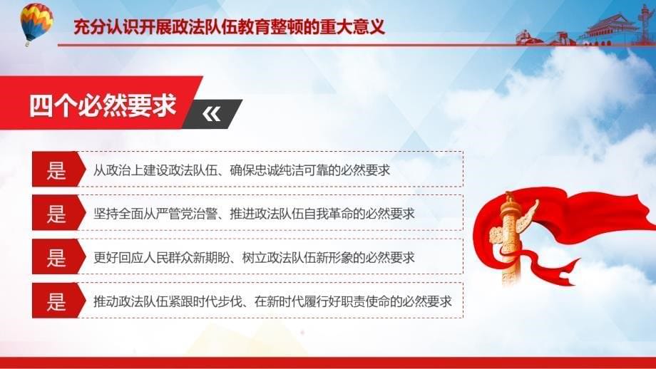 主题扎实开展全国政法队伍整顿以新面貌新业绩庆祝建党教材PPT课件_第5页