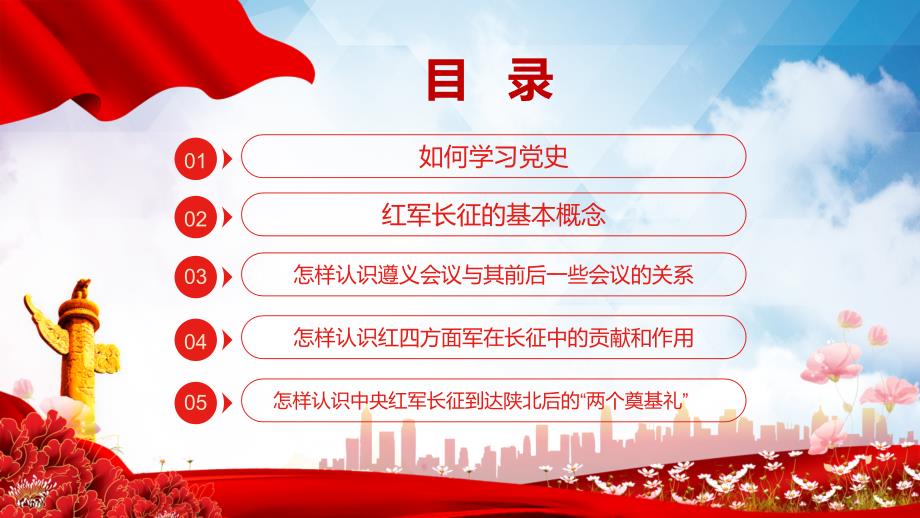 学习党史铭记党恩伟大的历史转折长征党史建党长征精神党政党建党课PPT辅导课件_第3页