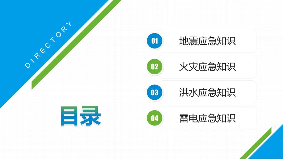 防灾减灾应急知识宣传教育PPT模板_第4页