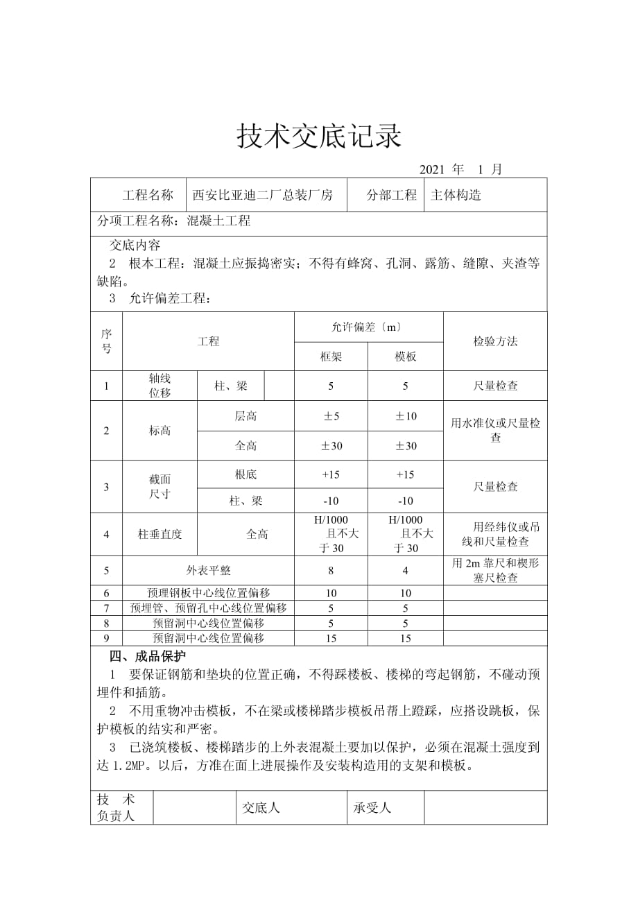 XX厂房混凝土工程技术交底（PDF版）_第4页