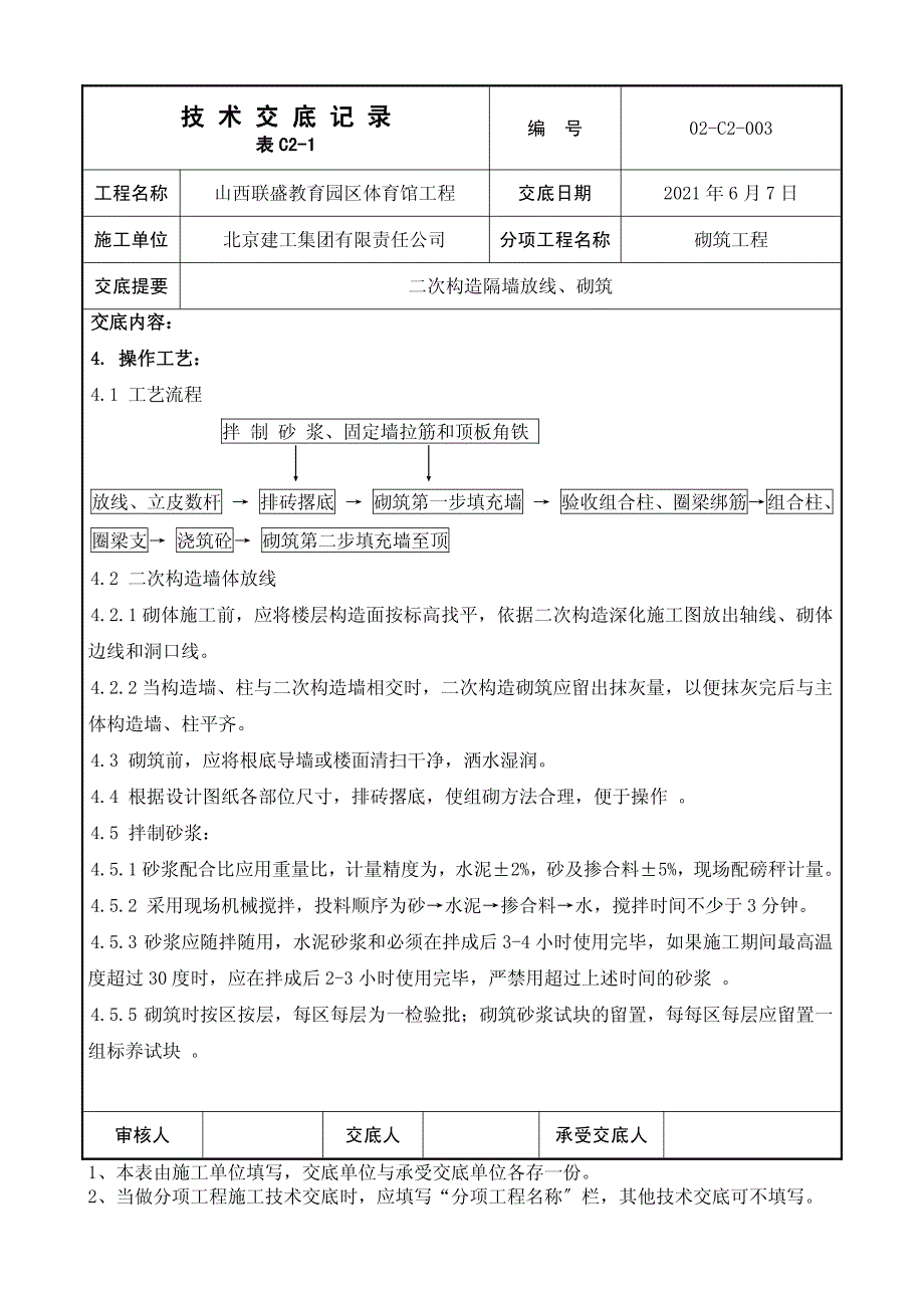 二次结构隔墙放线、砌筑工程技术交底（PDF版）_第2页