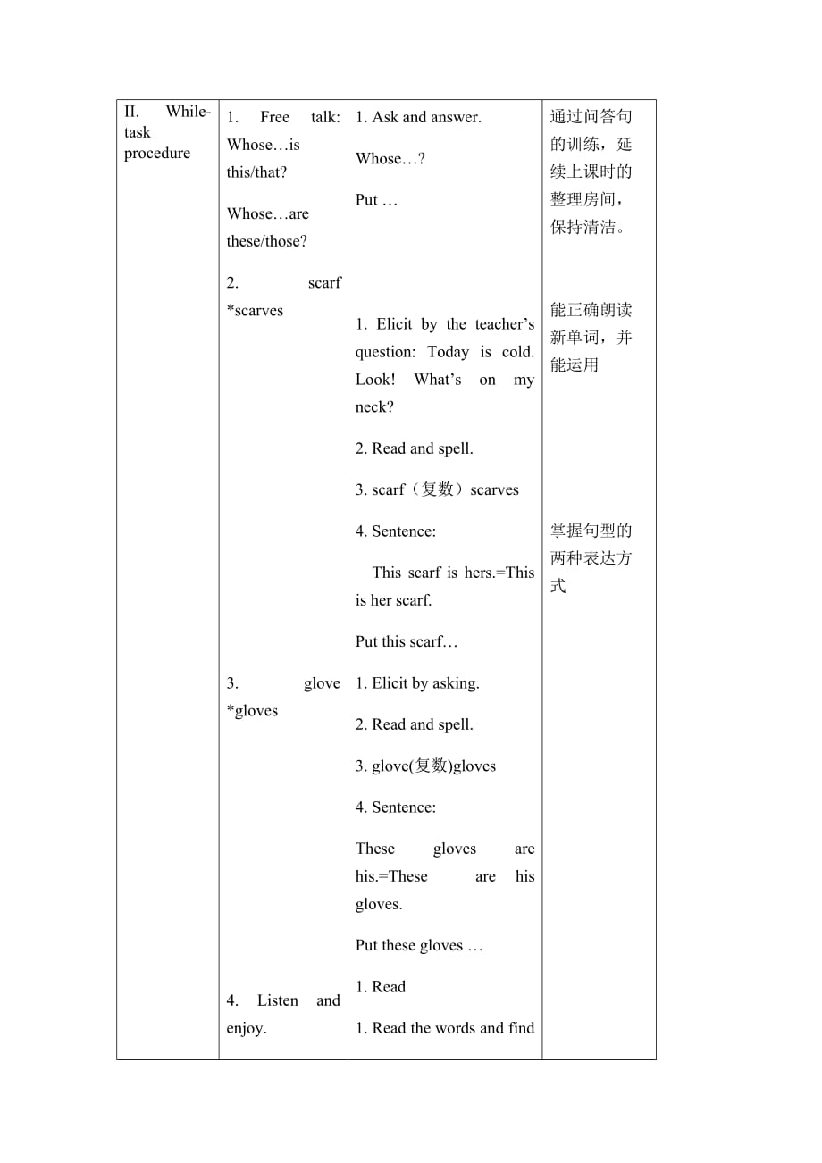 五年级下册英语教案-Module 1 Unit 1 What a mess Period 3 牛津上海版（试用本）_第2页