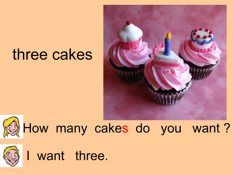 五年级上册英语课件－Lesson 9 How many cakes do you want_｜科普版_第3页