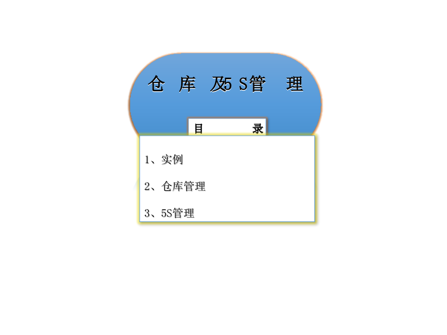 仓库及5S管理教材PPT课件_第1页