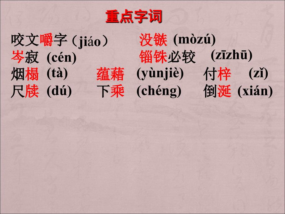 高二语文-咬文嚼字PPT教学课件9_第3页