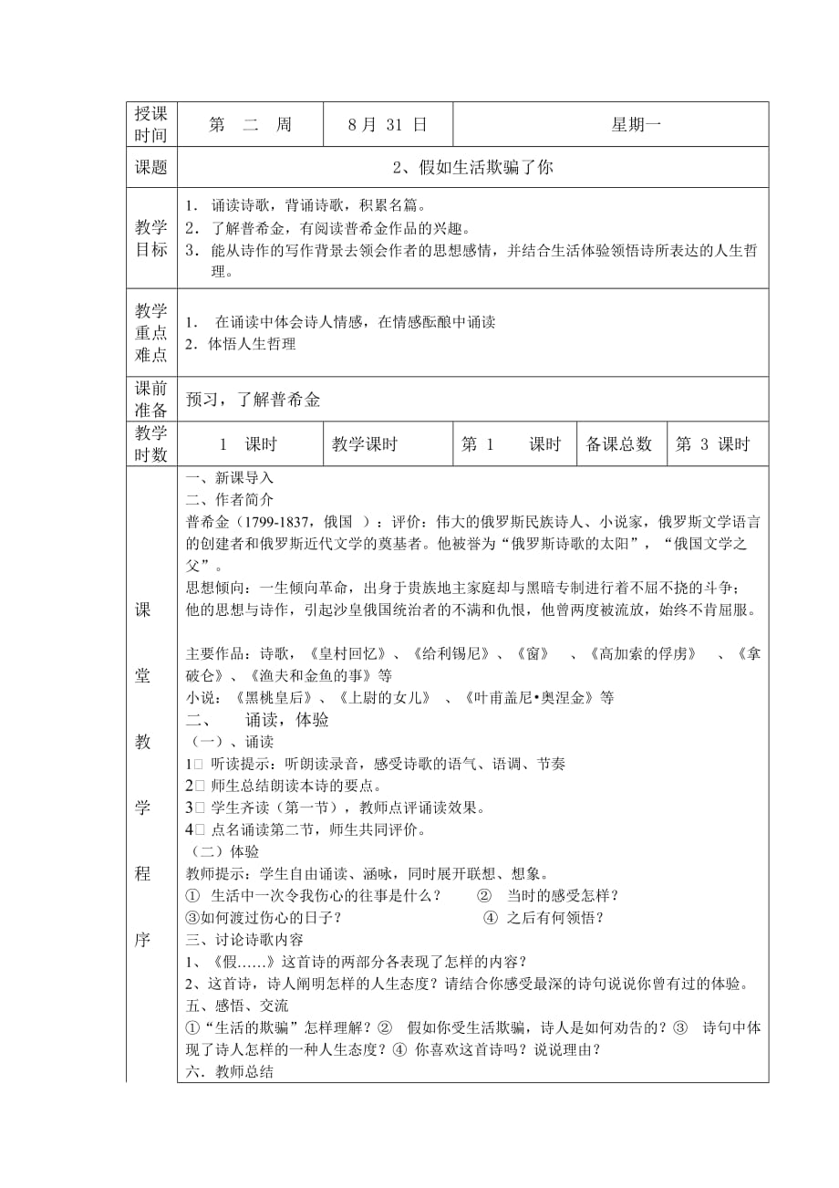 （推荐）九年级语文教案_第4页