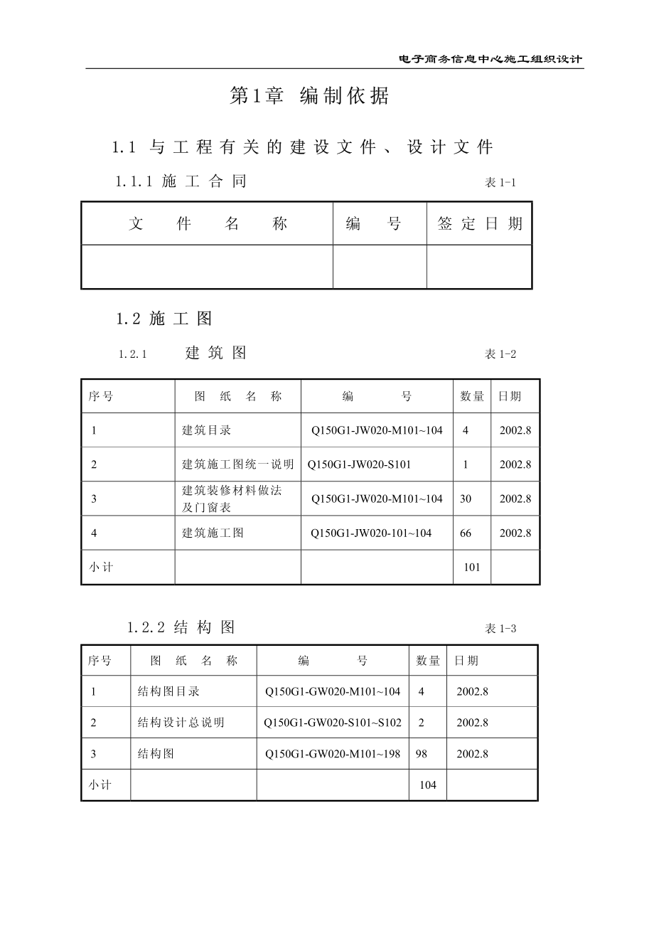 电子商务信息中心施工组织设计_第2页