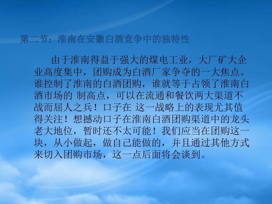 [精选]文王酒业淮南市场X年度营销规划书_第5页