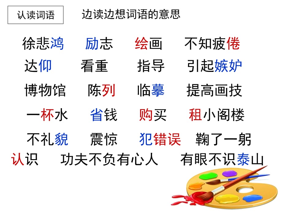 四年级上册语文课件-徐悲鸿励志学画_苏教版_第3页