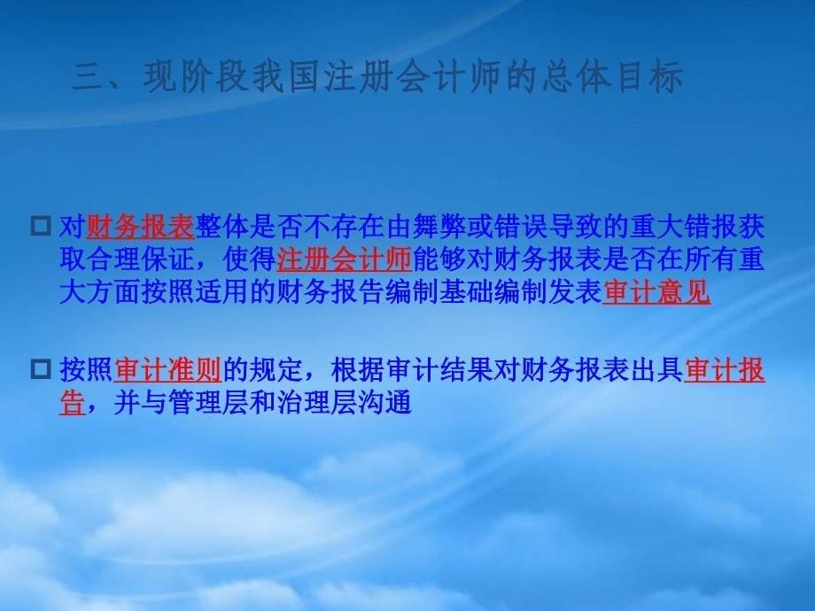 [精选]审计目标与审计过程培训课件_第5页