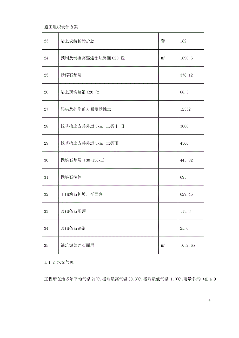 某避风坞扩容改建施工组织设计模板_第4页