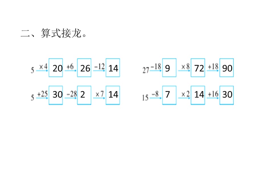 二年级下册数学作业设计课件-第五单元混合运算的运算顺序及其计算 人教新课标（2018秋） (共8张PPT)_第3页