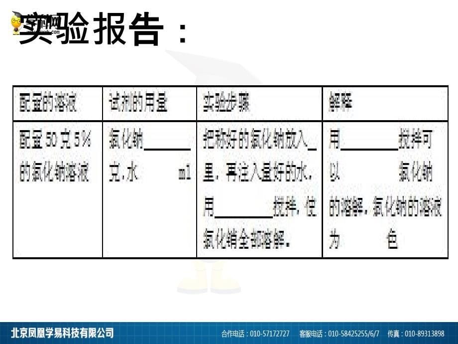 2018年人教版九年级下册化学第九单元 实验活动五 配制一定溶质质量分数的溶液-教学课件 (共27张PPT)_第5页