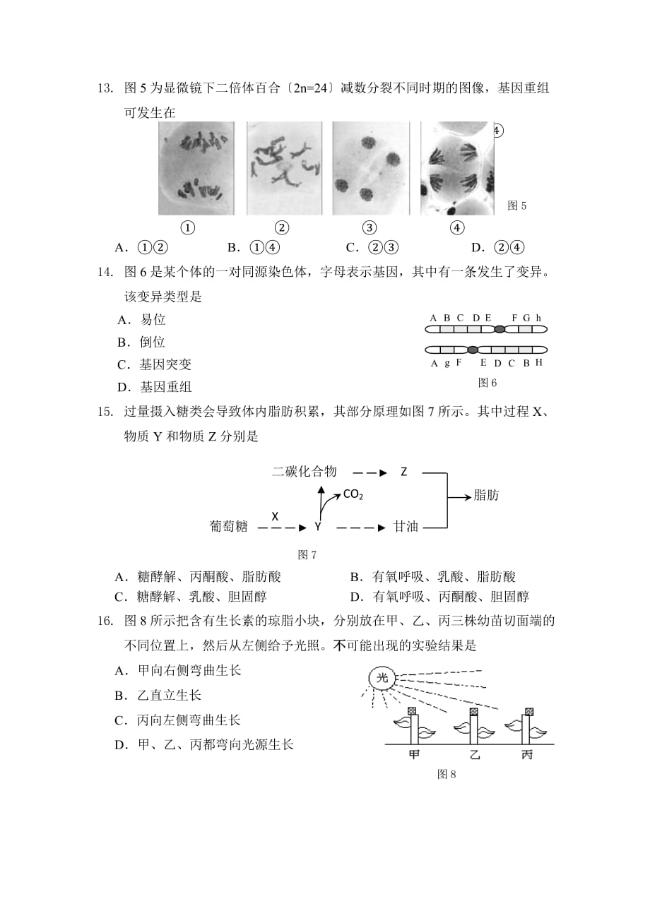 学年二模15_金山试卷doc_第3页