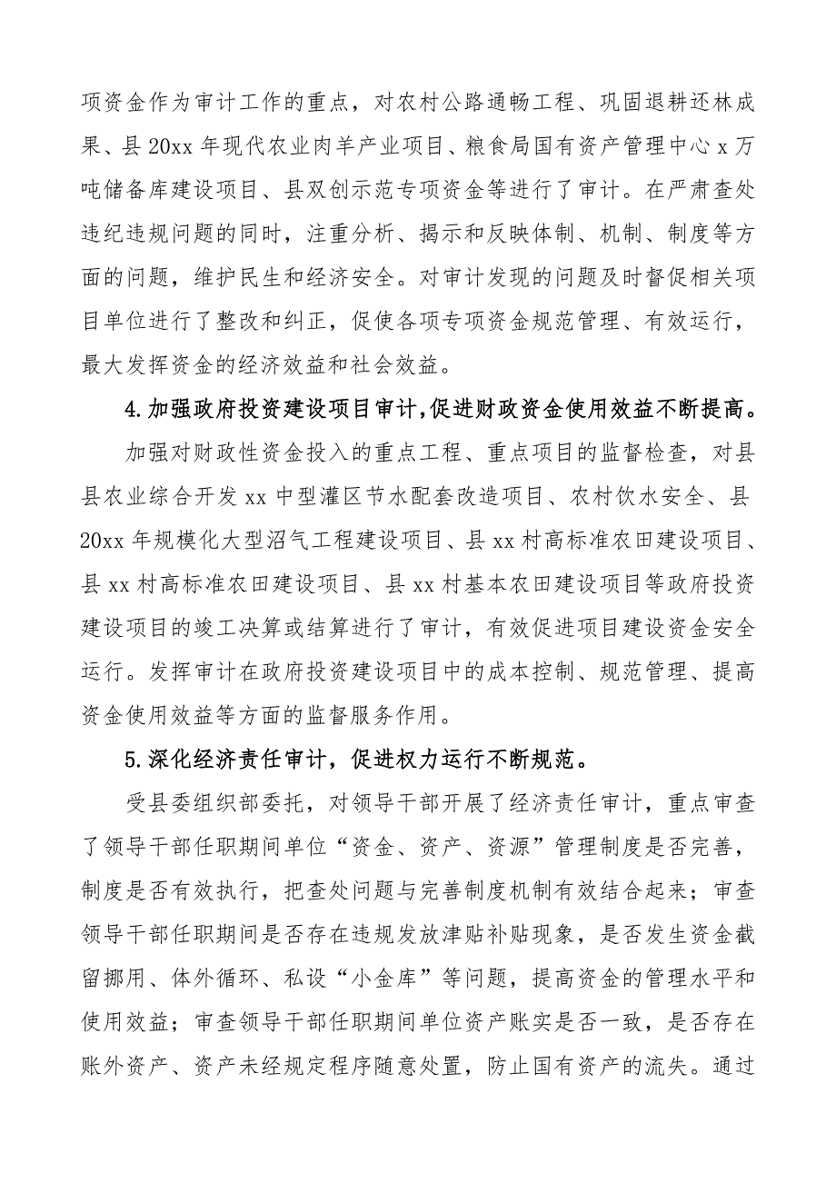 2020年审计局“十三五”工作总结和“十四五”工作计划（范文）_第3页