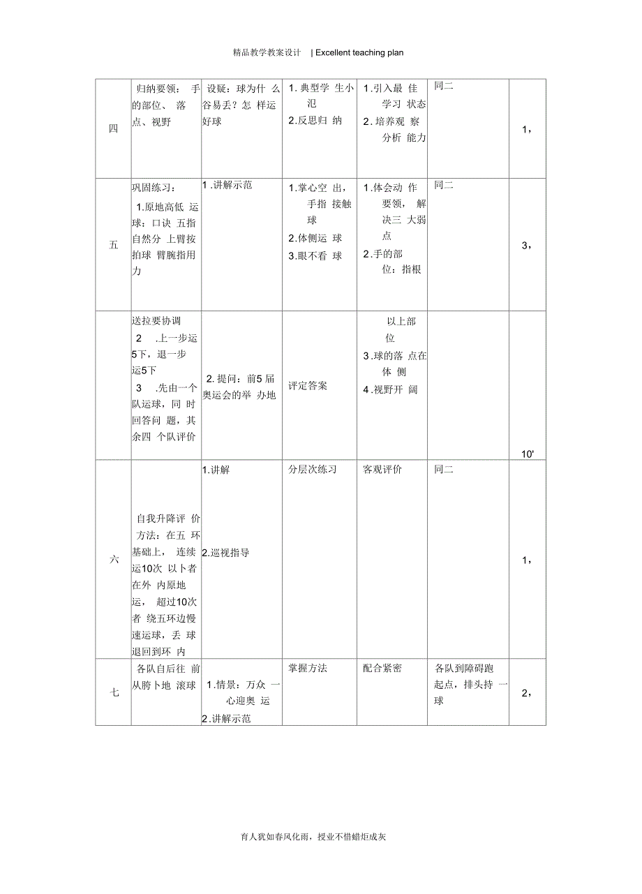 初中体育教案新部编本范文_第3页