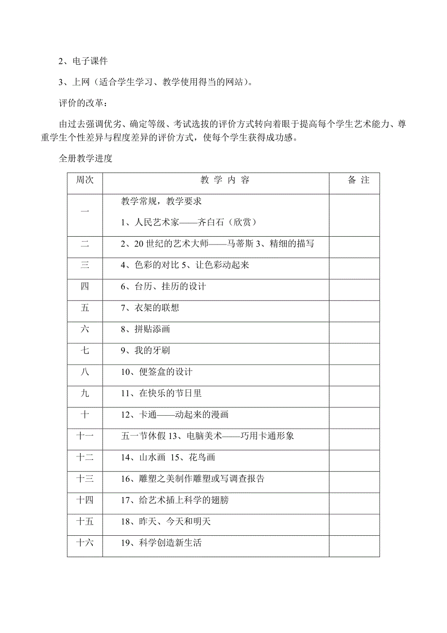 人美版五年级下册全册美术教案_第3页