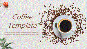 Coffee TemplatePPT模板
