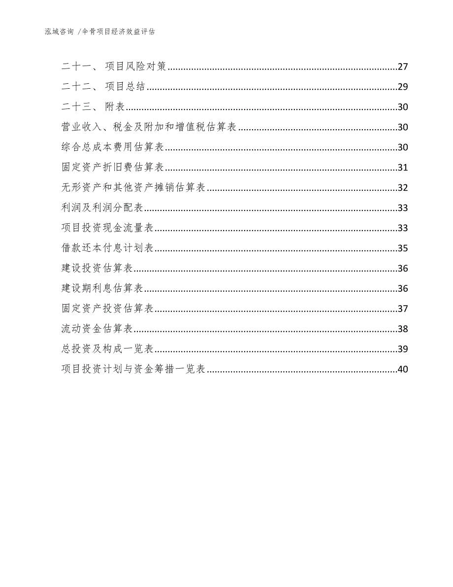 伞骨项目经济效益评估（参考模板）_第3页