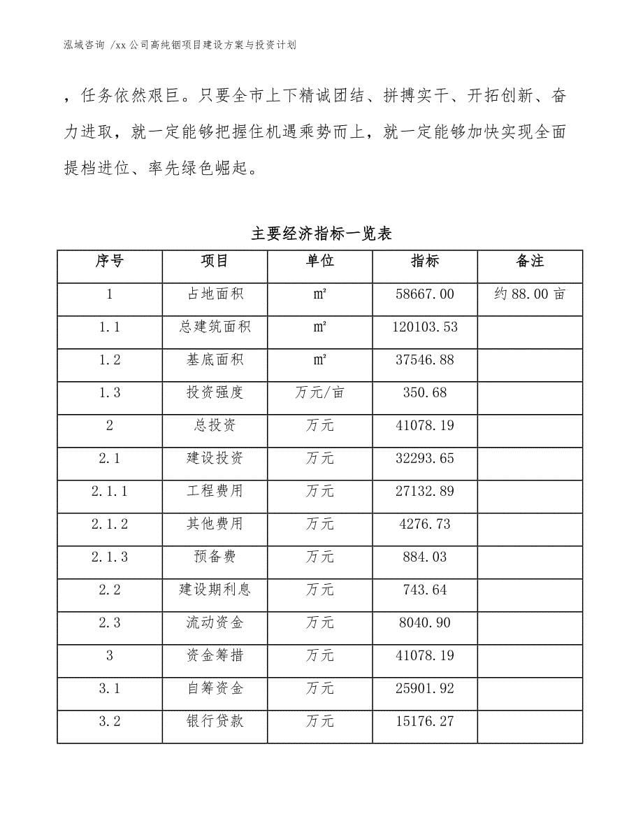 xx公司高纯铟项目建设方案与投资计划（模板范本）_第5页