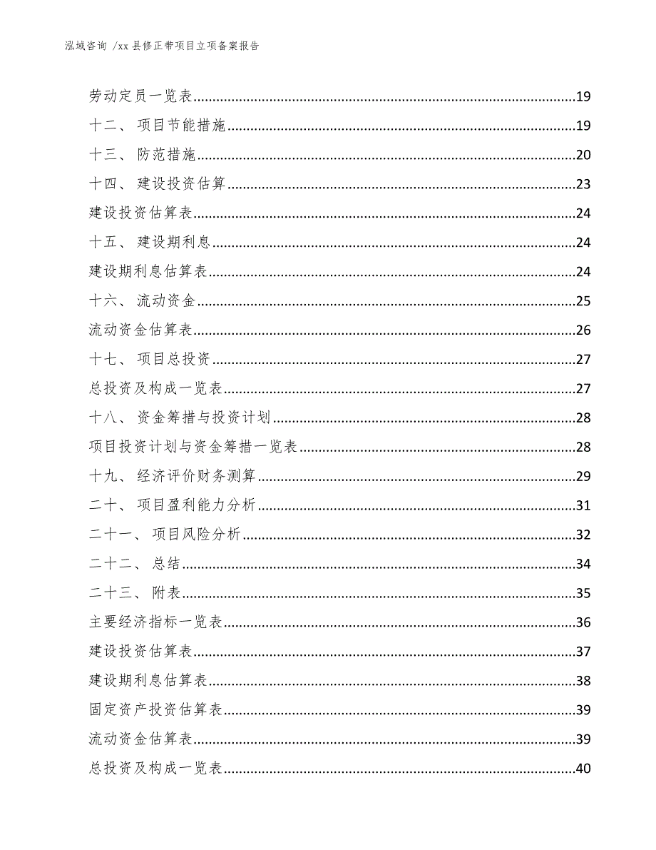 xx县修正带项目立项备案报告（范文参考）_第3页