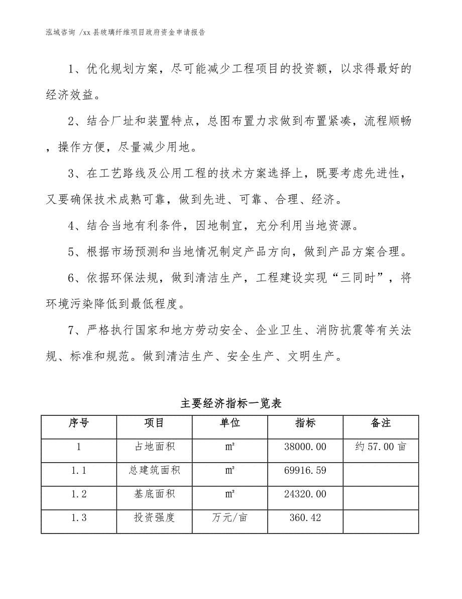 xx县玻璃纤维项目政府资金申请报告（模板参考）_第5页