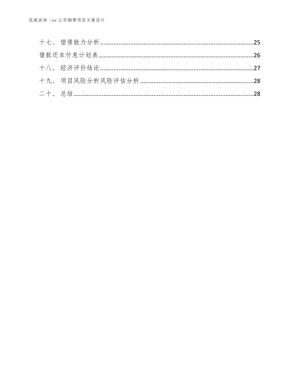 xx公司铜带项目方案设计（范文）_第3页