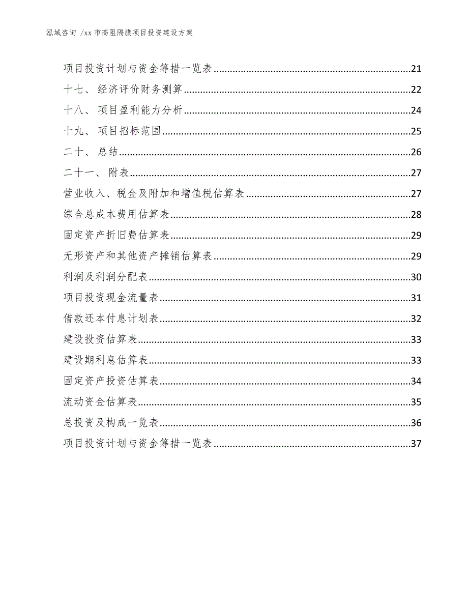 xx市高阻隔膜项目投资建设（参考模板）_第2页