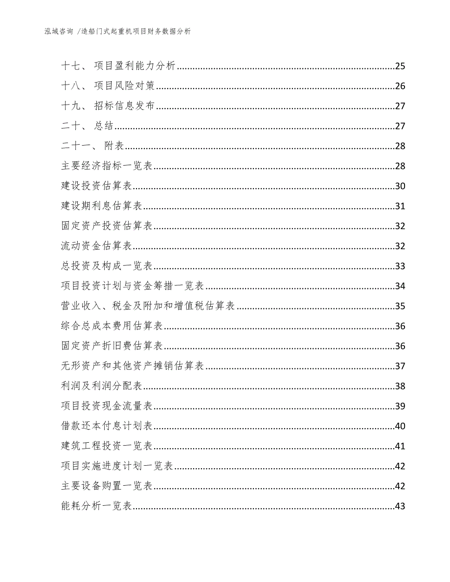 造船门式起重机项目财务数据分析（参考模板）_第3页