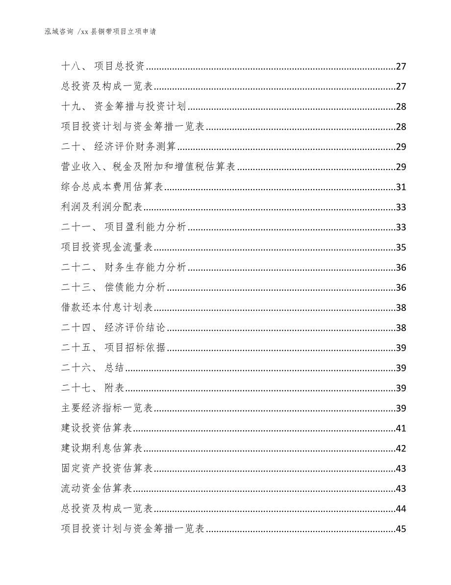 xx县铜带项目立项申请（模板参考）_第2页