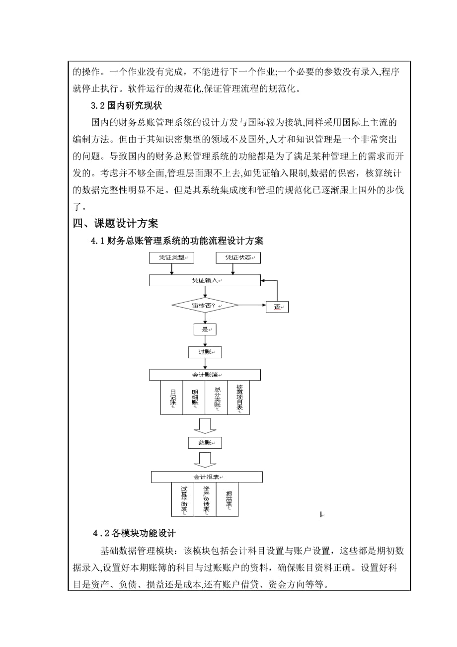 自-基于企业集成环境下生成分析的ERP财务总账管理子系统 开题报告_第4页