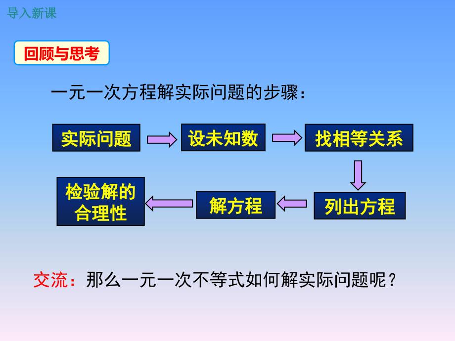 2018年秋湘教版八年级数学上册课件：4.4 一元一次不等式的应用 (共21张PPT)_第3页