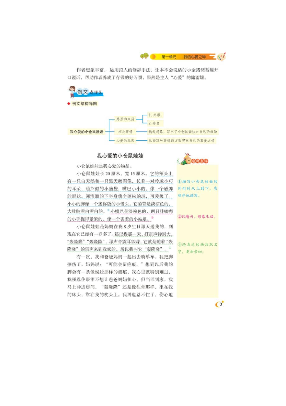 五年级上册语文素材-第1单元作文练习图片版人教部编版_第3页