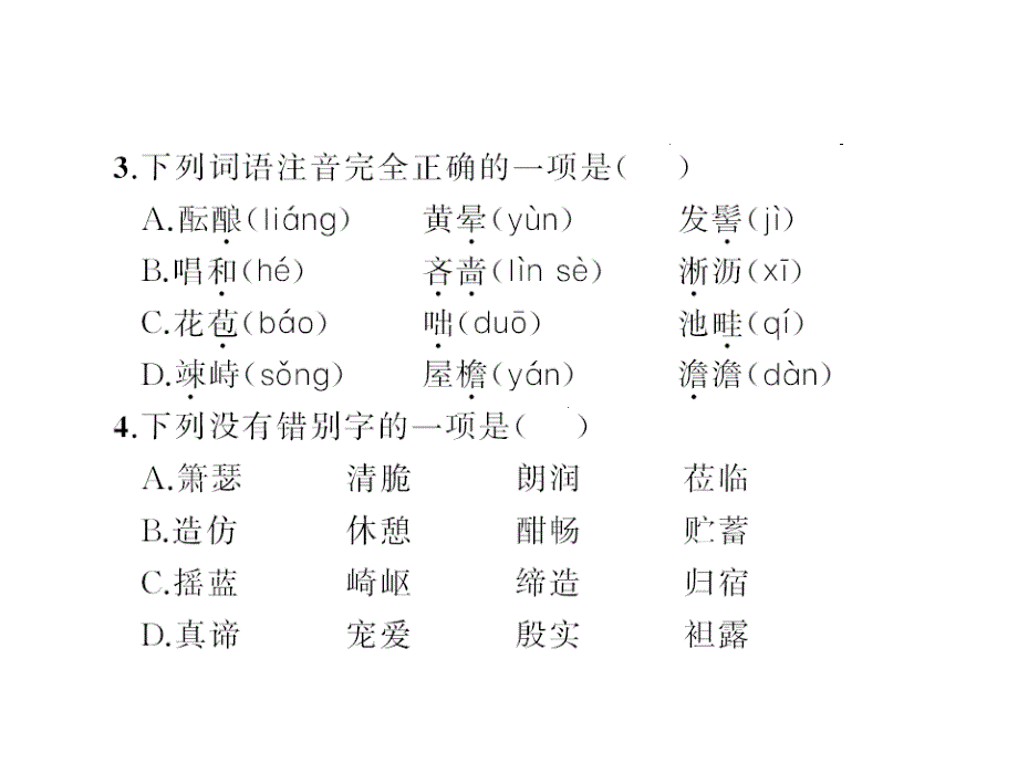 统编版（2019）七年级语文上册专题一语音与汉字课件21张PPT_第4页
