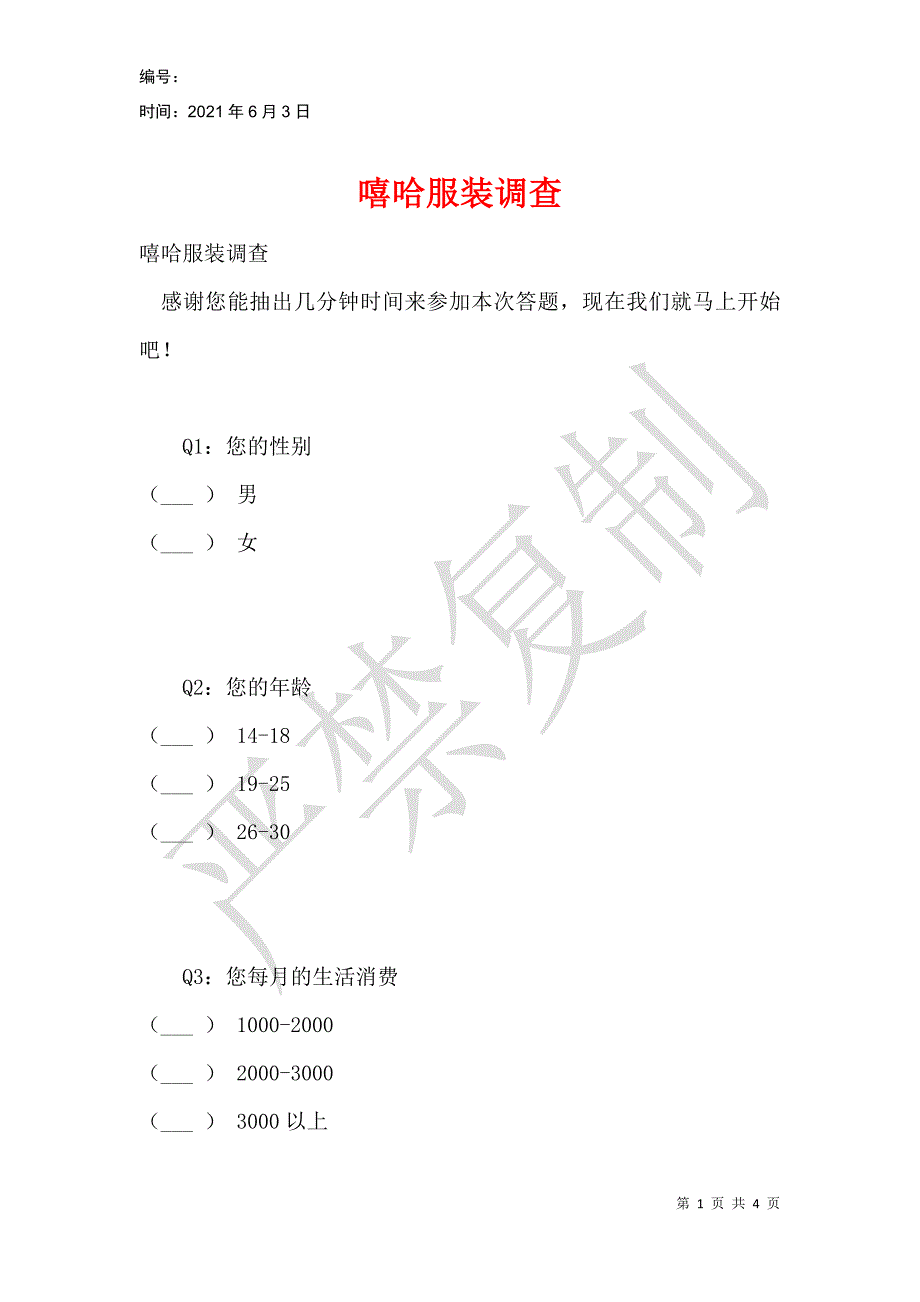 嘻哈服装调查_第1页