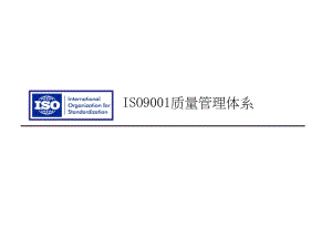 ISO9001质量管理体系(1)