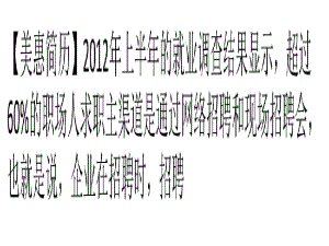 专家解惑：经验型简历是怎样炼成的