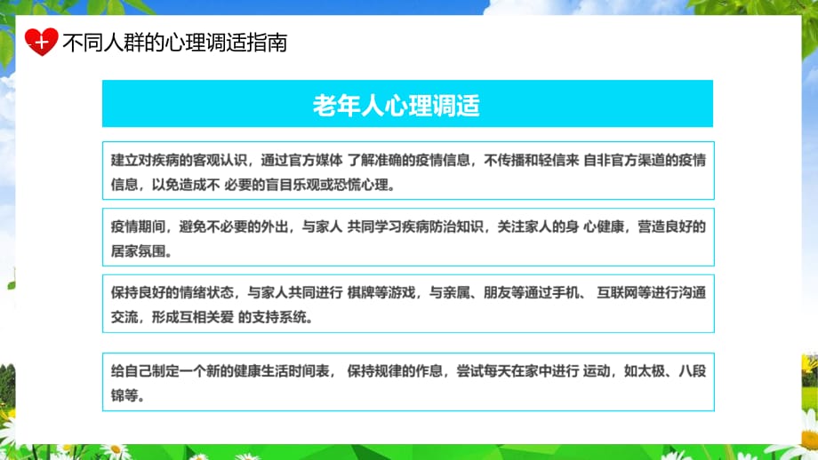 不同人群心理调整指南应对 疫 情影响课件PPT_第4页