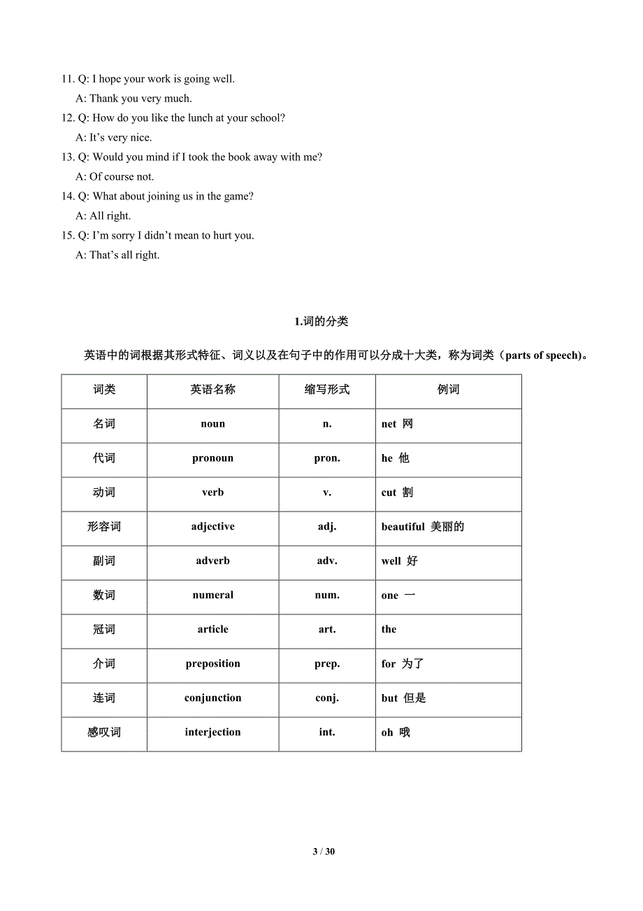 上海七年级英语优等生拔高讲义之第3讲-句子成分和句子结构讲解_第3页