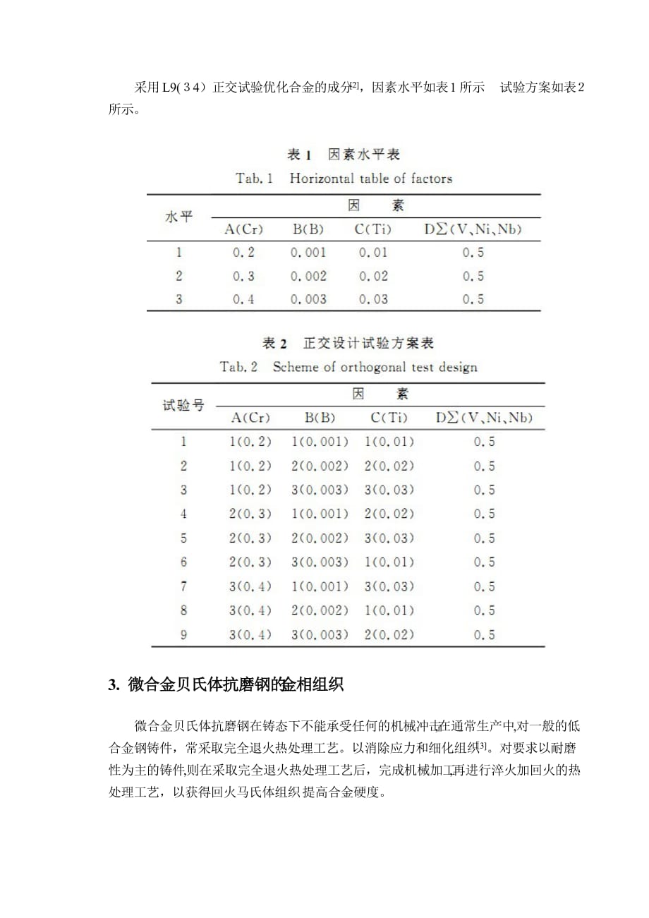 自-微合金贝氏体抗磨钢的研究综述_第3页