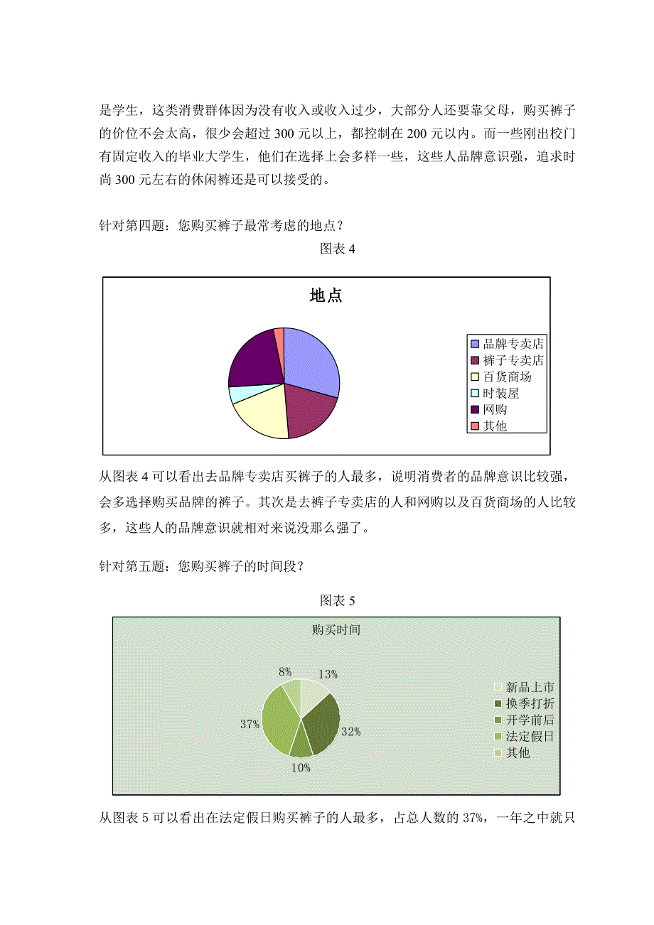 裤装市场调研报告_第4页
