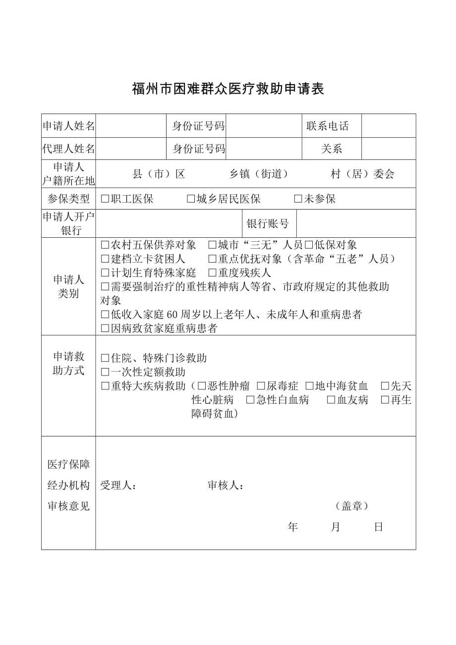 福州市参保人员异地生育报备表_第1页