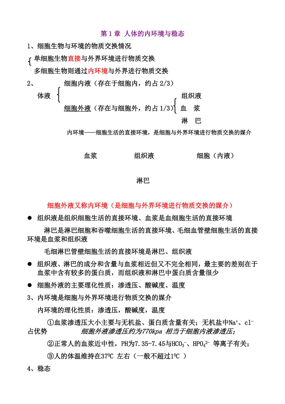 （精选）高中生物必修3浓缩版笔记_第1页