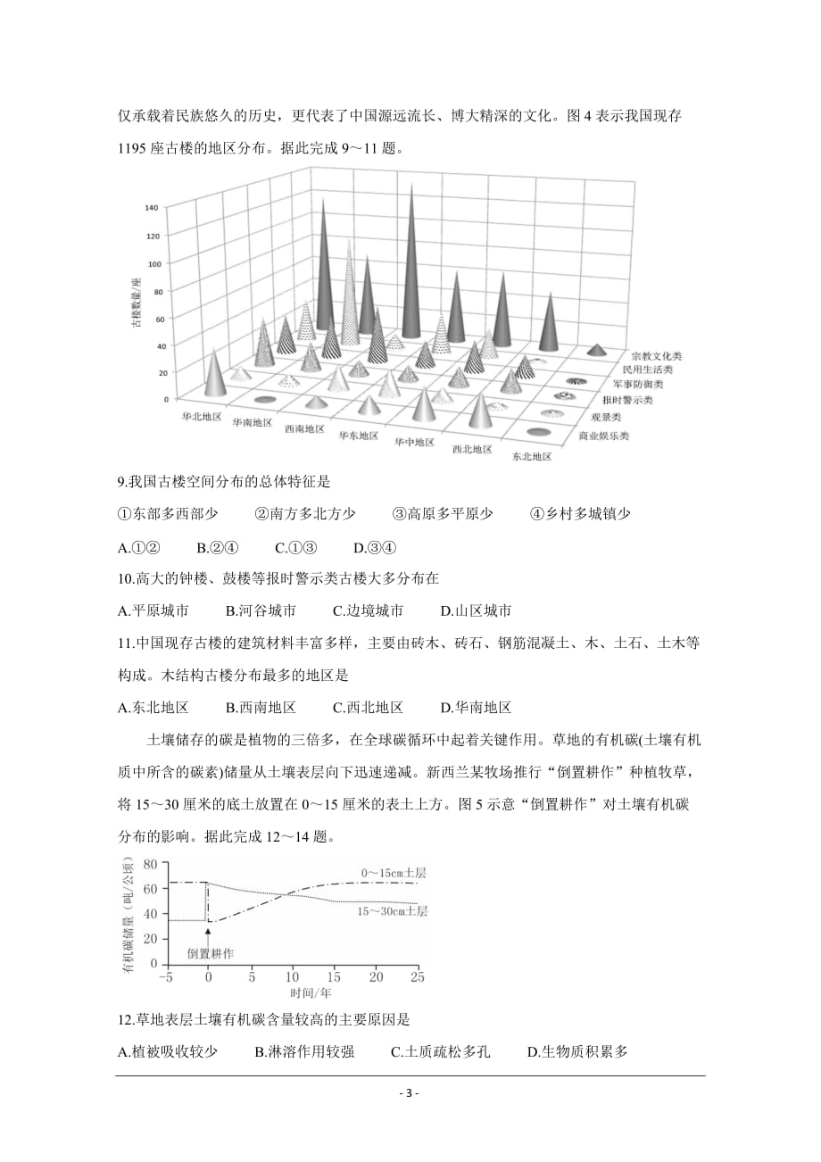 广东省深圳市2021届高三下学期4月第二次调研考试二模地理 Word版含答案_第3页