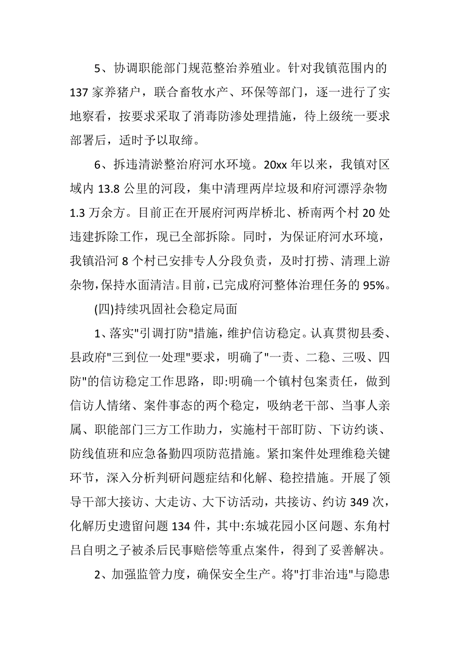 乡镇政府20XX年工作总结及20XX年工作计划_第4页