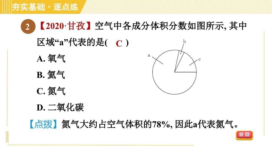 鲁教五四版八年级全一册化学习题课件 第4单元 4.1 空气的成分_第5页