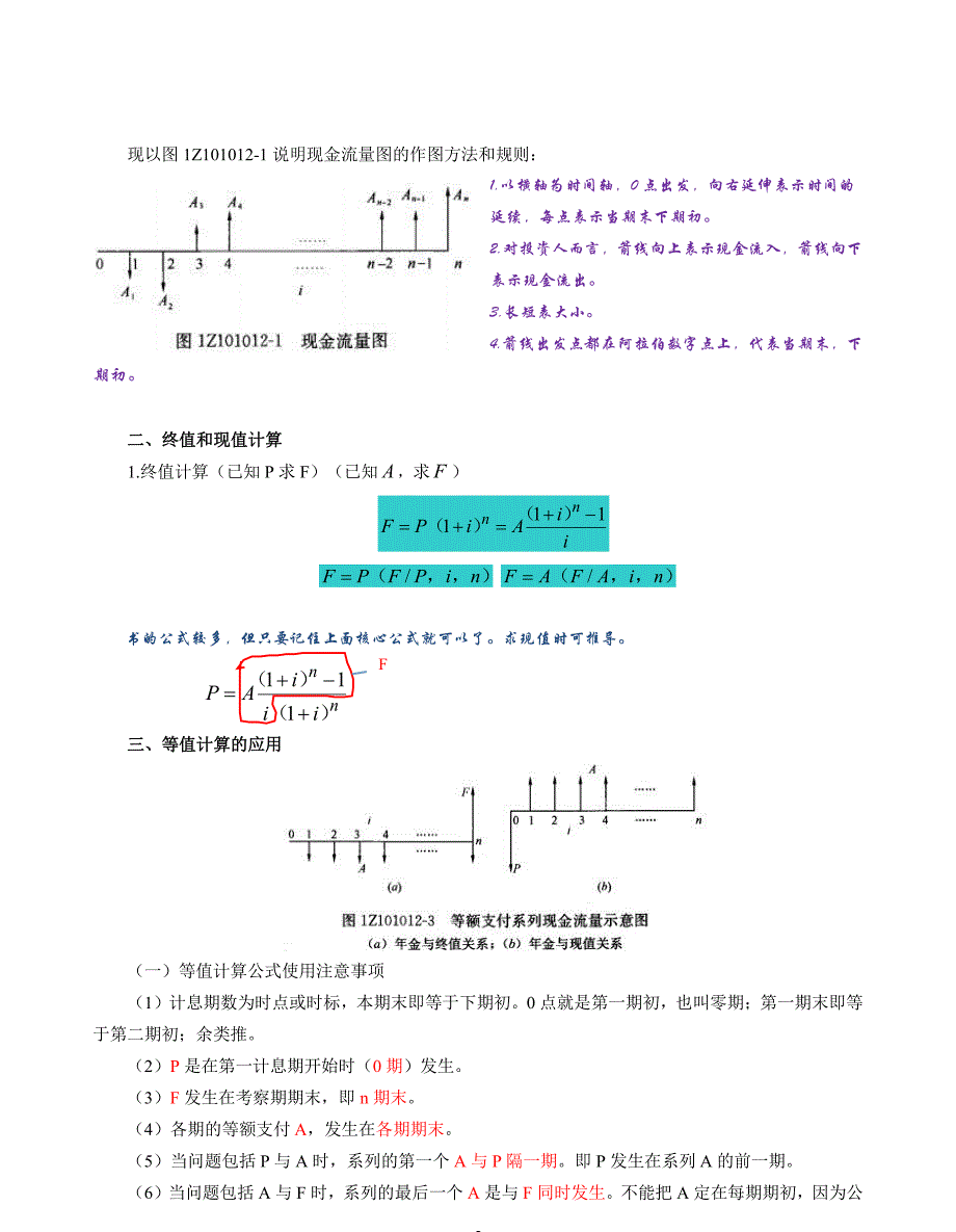 2021年一级建造师《建设工程经济》重点笔记_第2页