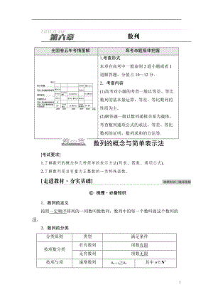 第6章 第1节 数列的概念与简单表示法